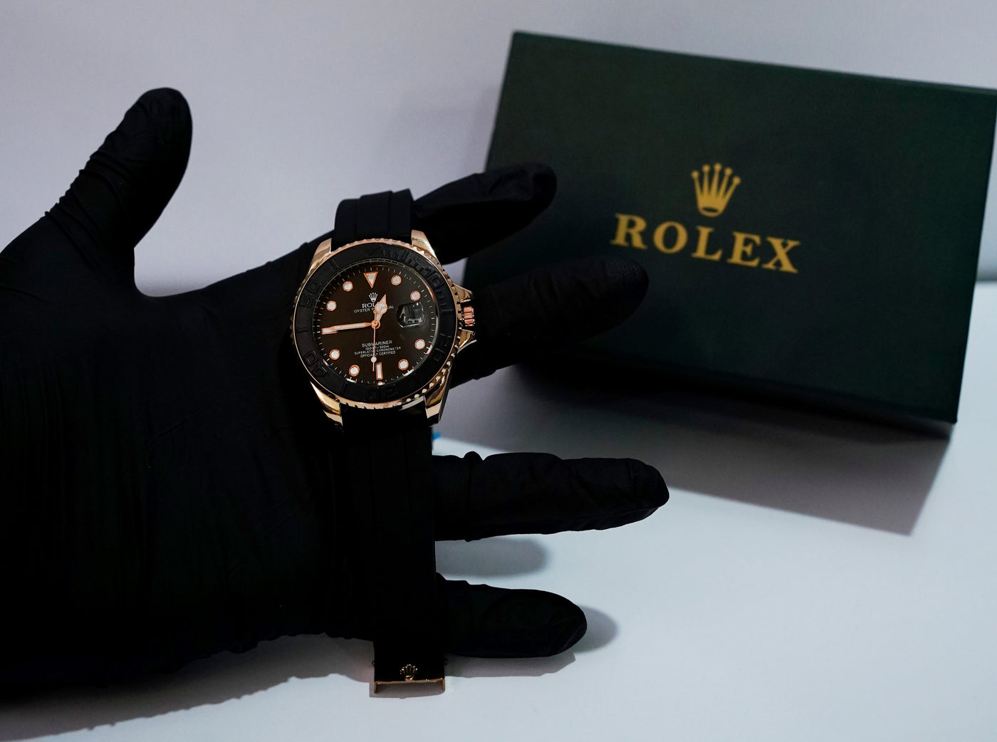 ROLEX SUBMARINER BLACK & GOLD - Bin Qasim Official