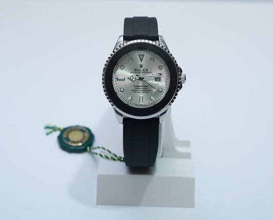 ROLEX SUBMARINER BLACK & SIVER - Bin Qasim Official